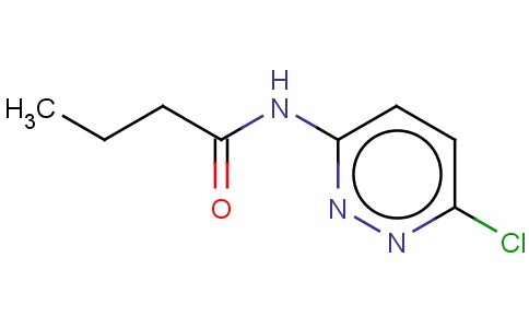 BUTANAMIDE, N-(6-CHLORO-3-PYRIDAZINYL)-